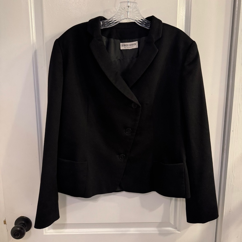 Giorgio Armani Le Collezioni Cashmere Blazer Vintage
